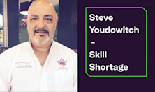 Header for an interview with Steve Youdowitch, who is pictured on the left side in white work clothing.