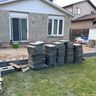 Modern house landscaping