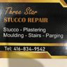 Three star stucco