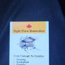 Right price renovation